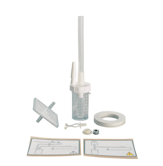 Dräger Micro Volume Suction Bottle 40 mL with Holder, Disposable