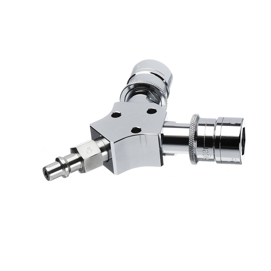 Dräger Double-Plug Coupling, Oxygen