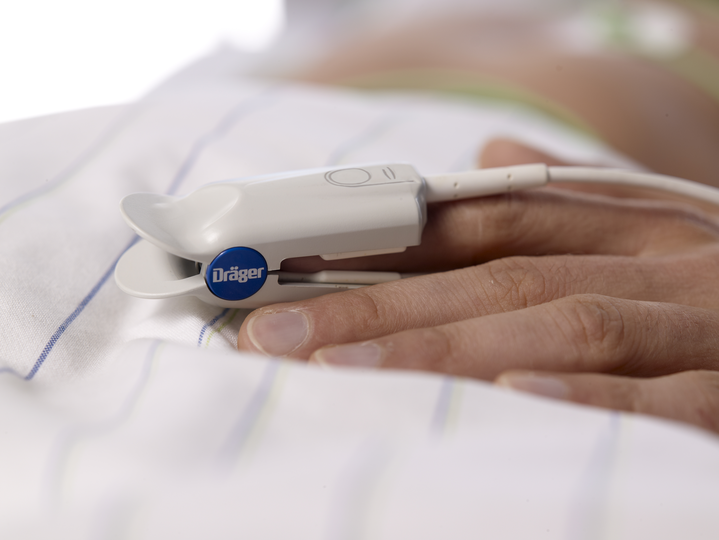 Dräger SpO2 Finger Sensor, 2.5 m, Adult, for Vista Monitors