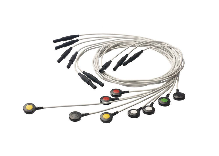 Dräger Reusable EEG Lead Set 0.6 m, Colour-Coded, 9 pcs