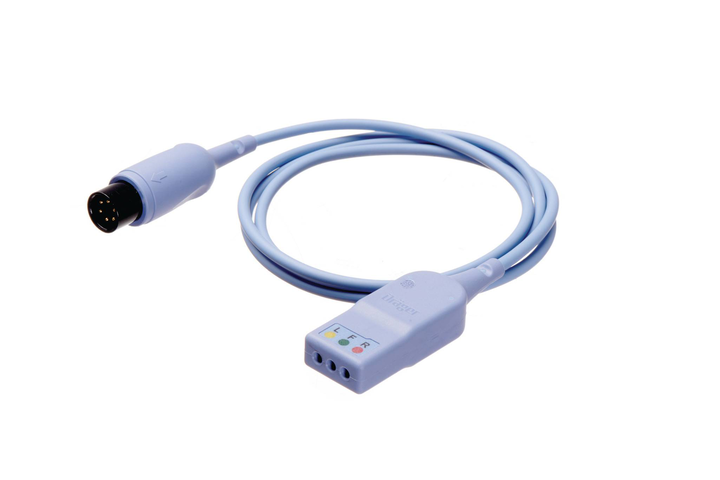 Dräger Neonatal ECG ESU Trunk Cable, 3-Lead, 1.5 m