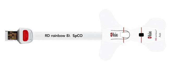 Dräger Masimo rainbow 8 Lambda Disposable Sensor, Adult, Pack of 10