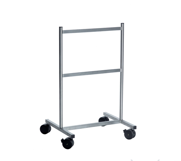 Dräger Rail Trolley with Two DIN Rails and Braked Castors