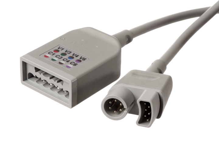 Dräger 12-Lead Single-Pin ECG Trunk Cable for Vista 300