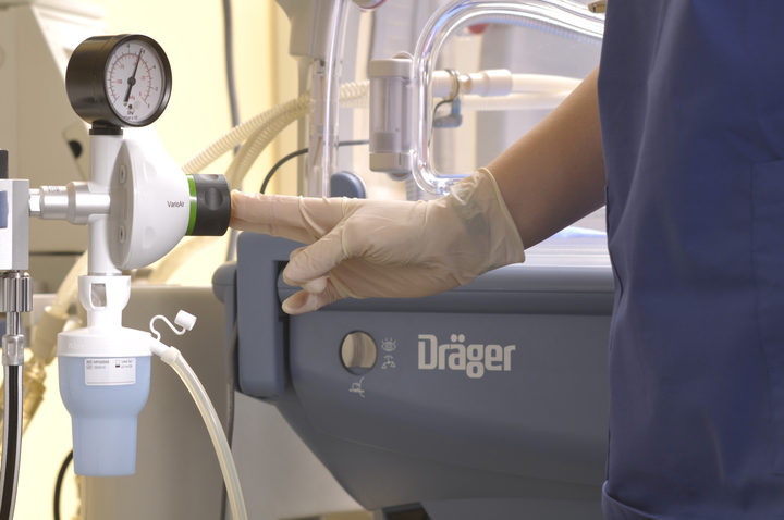 Dräger VarioAir T Rail Ejector with Water Vacuum Gauge