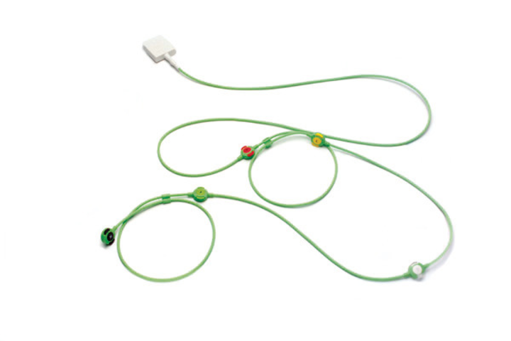 Dräger MonoLead 5 ECG Cable, Dual-Pin, European Colour Code, 2.5 m
