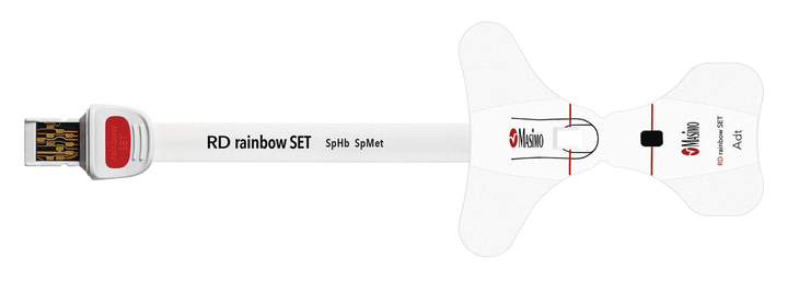 Dräger Masimo RD Rainbow SET Adult SpO2 Sensors, Box of 10