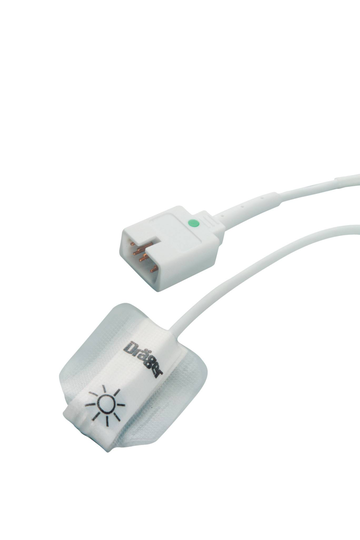 Dräger SpO2 Adhesive Sensor, Paediatric, Vinyl, Box of 24