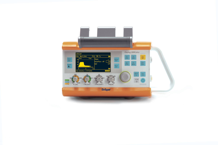 Dräger Oxylog 3000 Plus Transport Ventilator